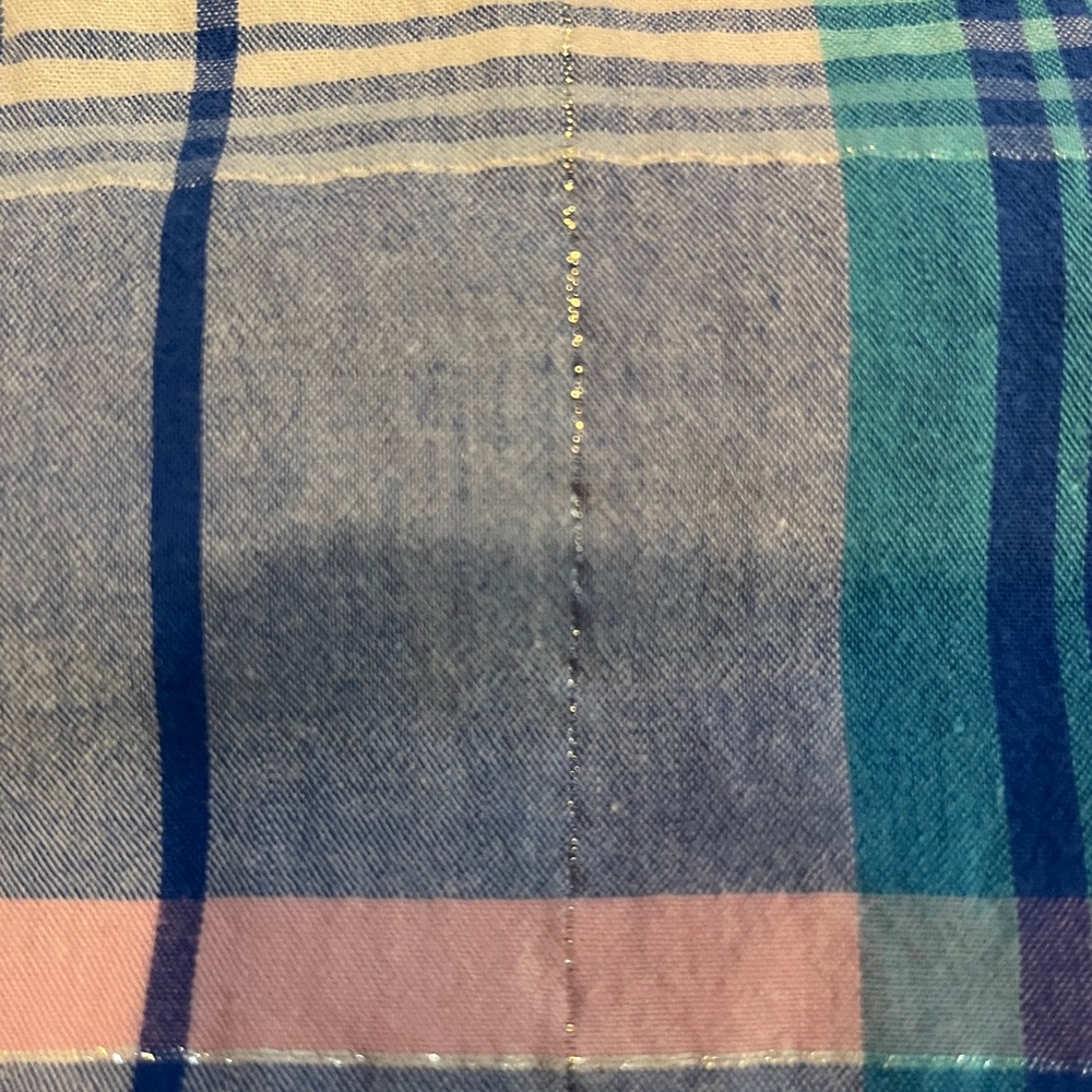 Secret Treasures Cobalt Crush Plaid Pajama Pants - Picture 4 of 10